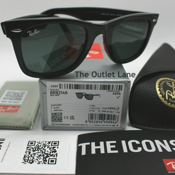 Model Display RayBan Wayfarer All Black RB2140 - Picture 2 of 16